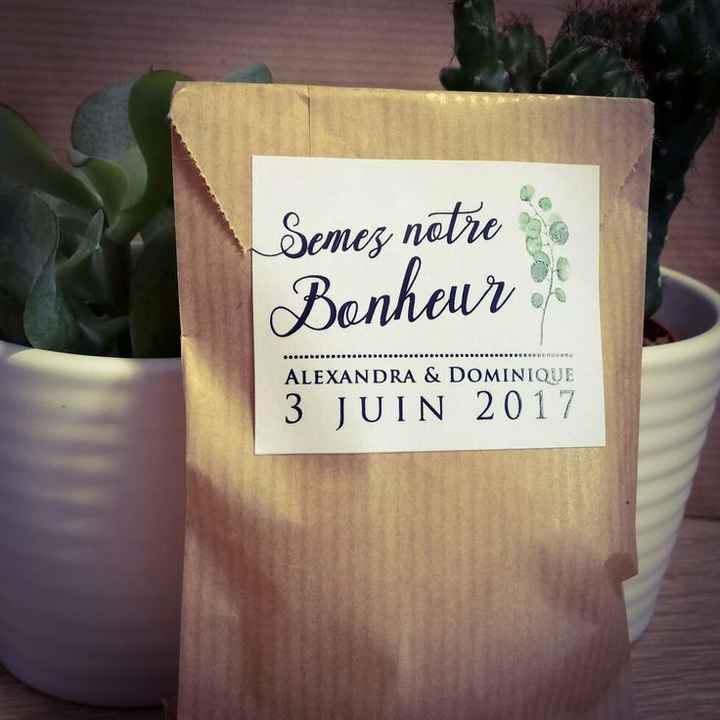 Cadeau invité graines