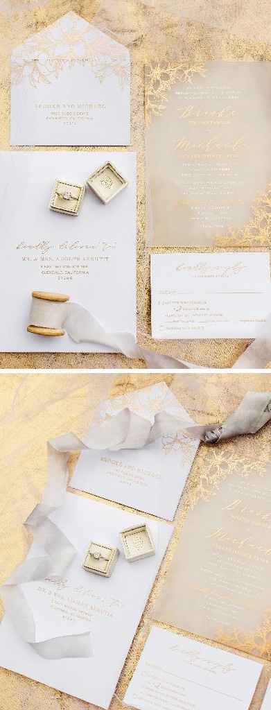 Faire parts transparents - 2
