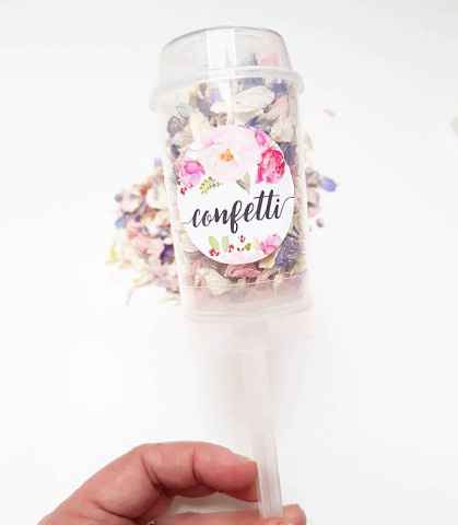 push pop fleurs