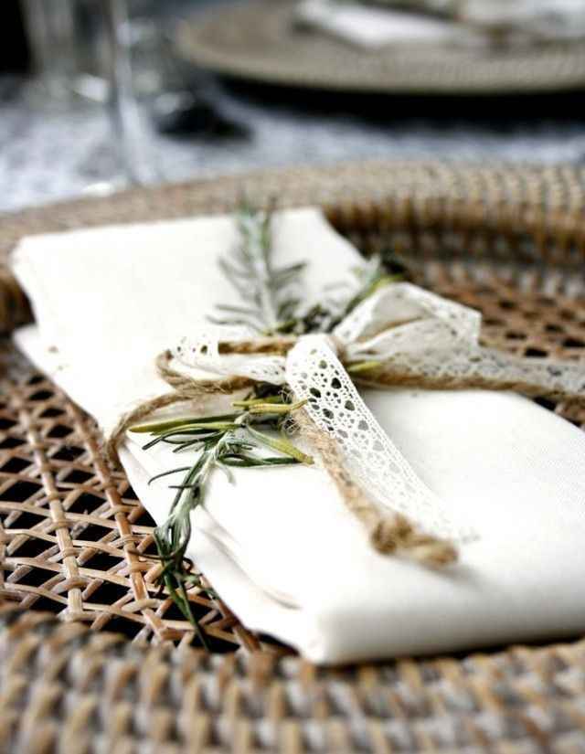 Les Serviettes de table - inspirations - 10