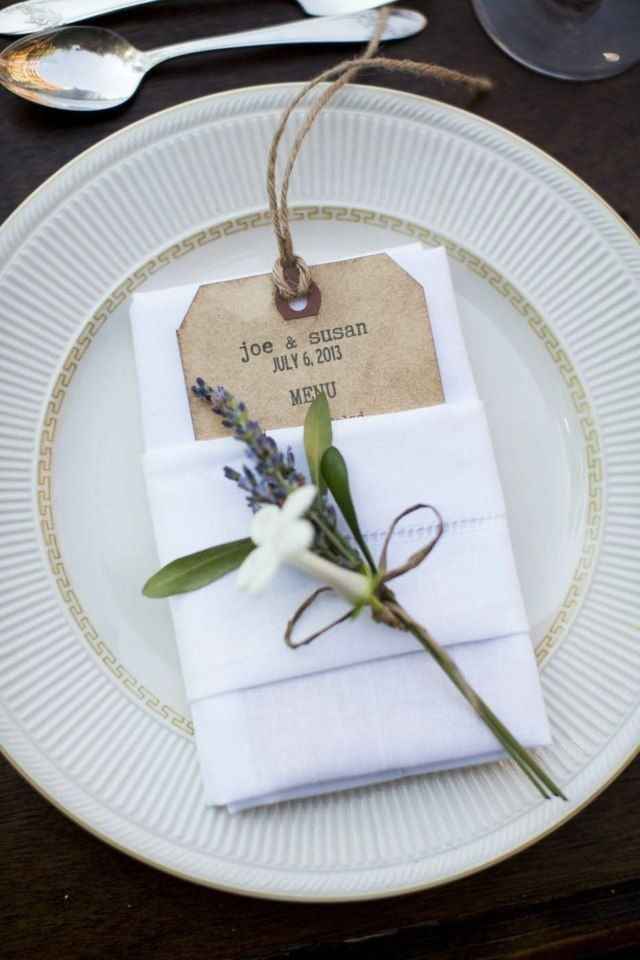 Les Serviettes de table - inspirations - 15
