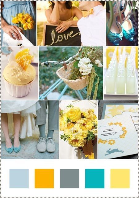 Inspiration jaune et bleu - 4