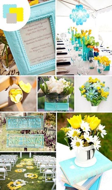 Inspiration jaune et bleu - 9