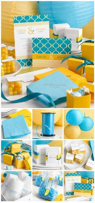 Inspiration jaune et bleu - 14