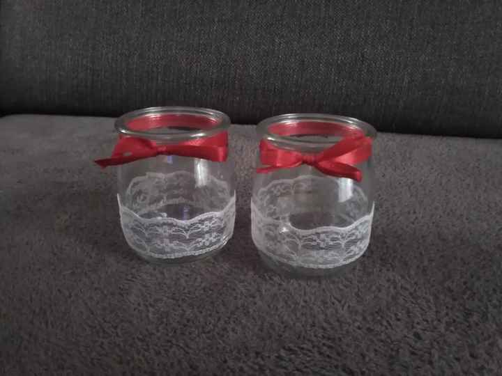 Mes petits pots à bougie 