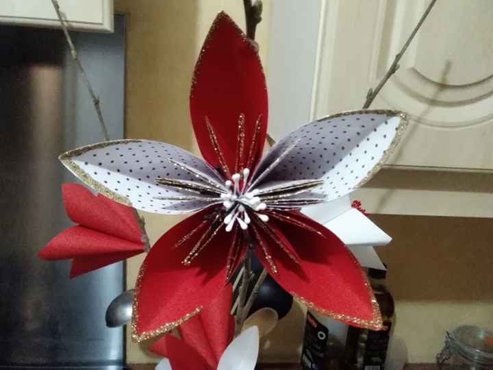 Fleur pour centre de table 