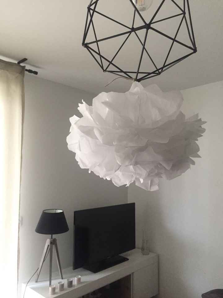 Premier test : pompon papier de soie - 1