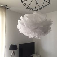 Premier test : pompon papier de soie - 1