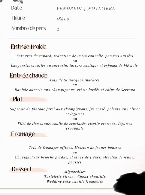 Dégustation (suite) 1
