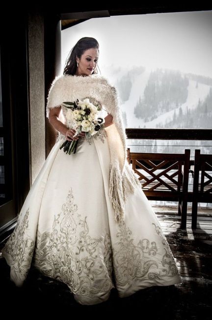 Mariage hivernal “winter wonderland” 12
