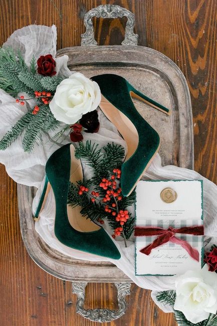 Un mariage sur le thème de Noël - 12