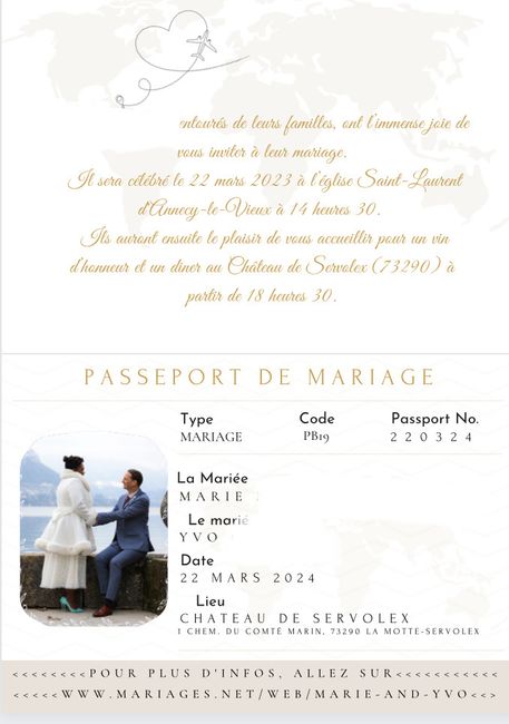 Update préparatifs mariage 2
