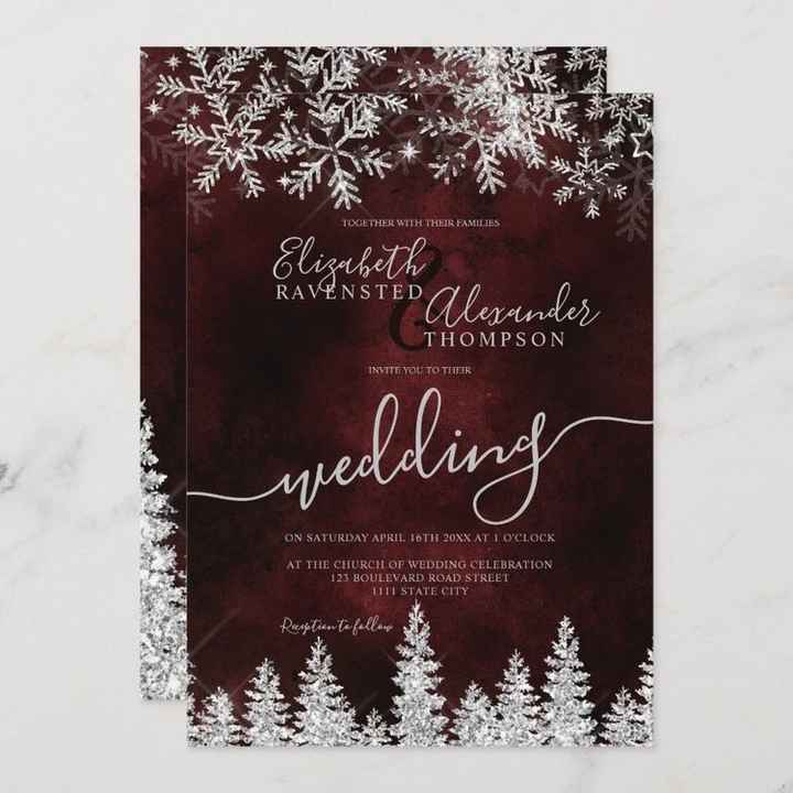 Un mariage sur le thème de Noël - 1