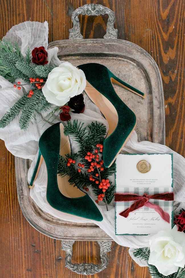 Un mariage sur le thème de Noël - 12
