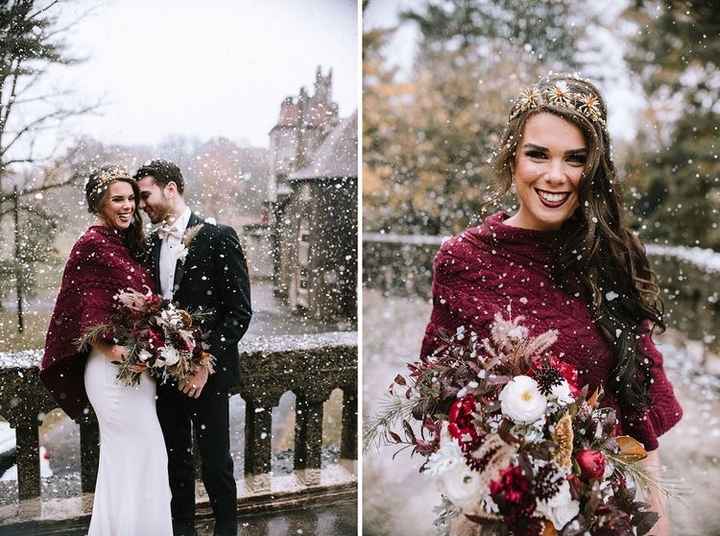 Un mariage sur le thème de Noël - 13