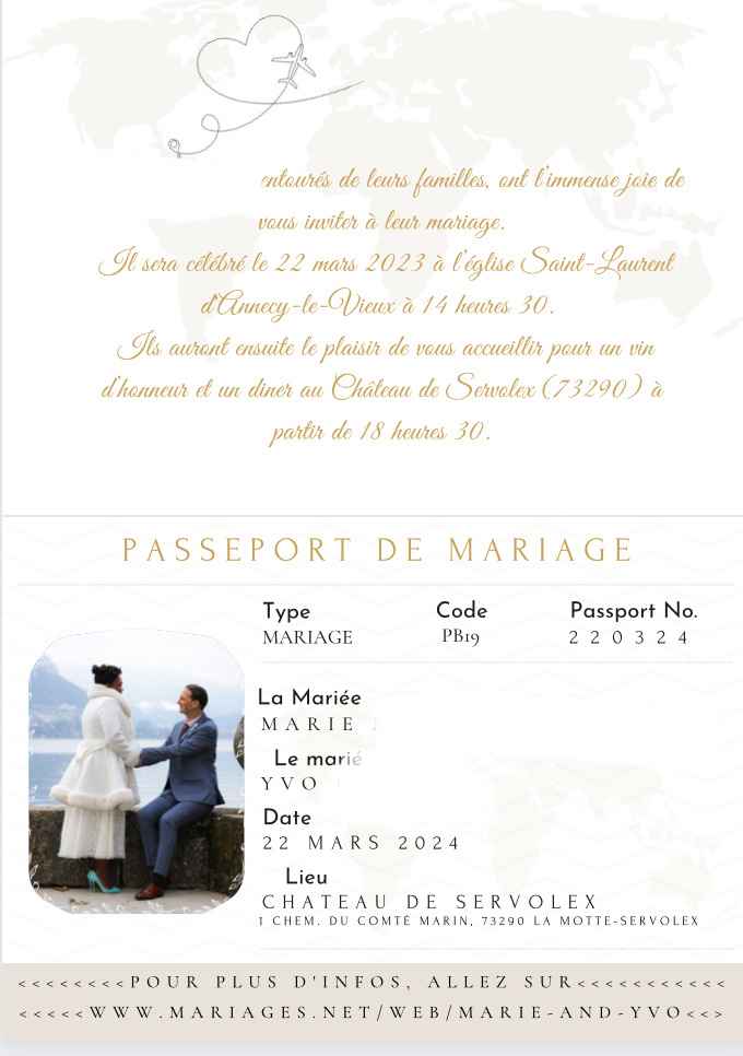 Update préparatifs mariage - 2