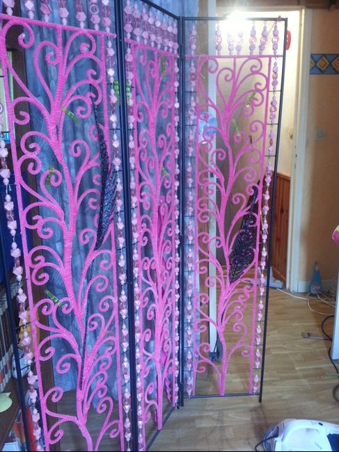 Recherche déco noir fushia argent - 1