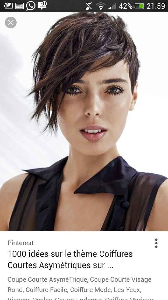 Coiffure coupe courte - 1