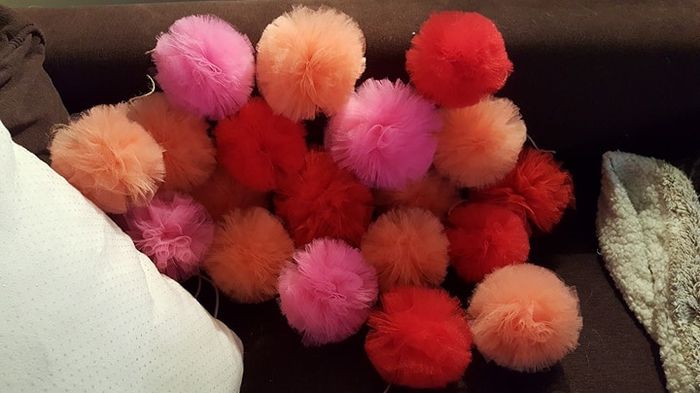 Mes pompons de voiture