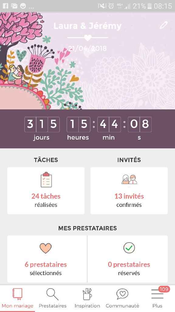 Où en sont vos compteurs Mariages.net ? - 1
