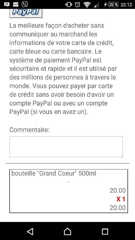 Contenant pour sable/ cérémonie laique - 1