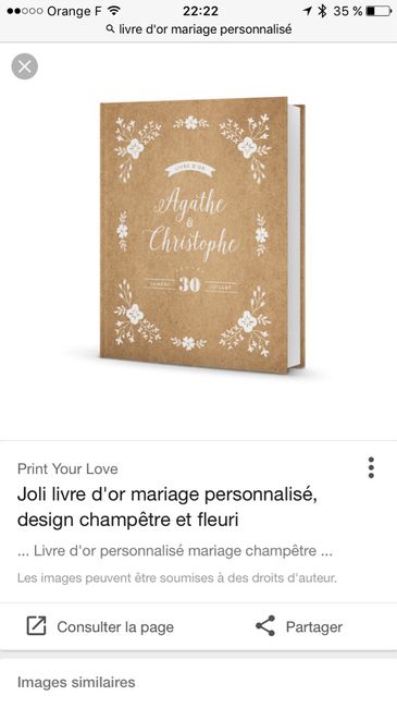 Livre d'or - 1