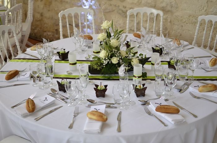 chemin de table ruban