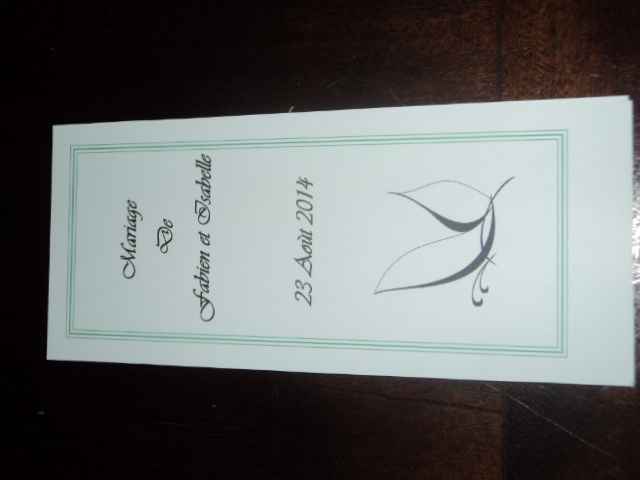 page de garde livret de messe