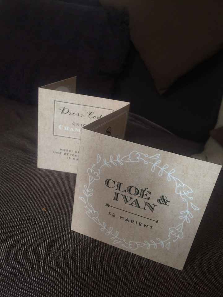  Faire parts envoyés - 1