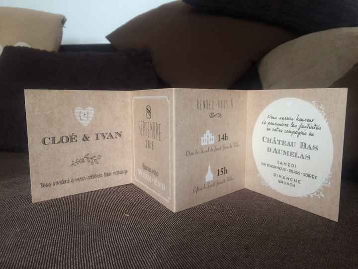  Faire parts envoyés - 2