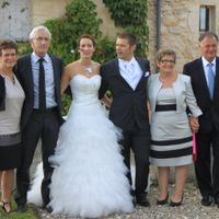 mes parents a gauche et beaux parents a droite tout beau 😀