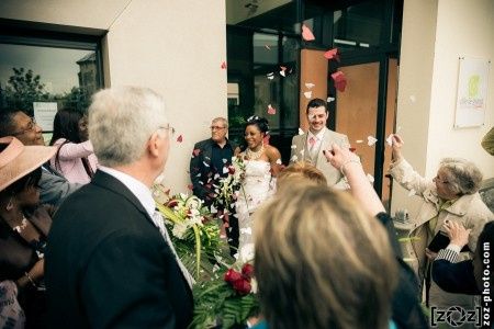 Sortie de la mairie