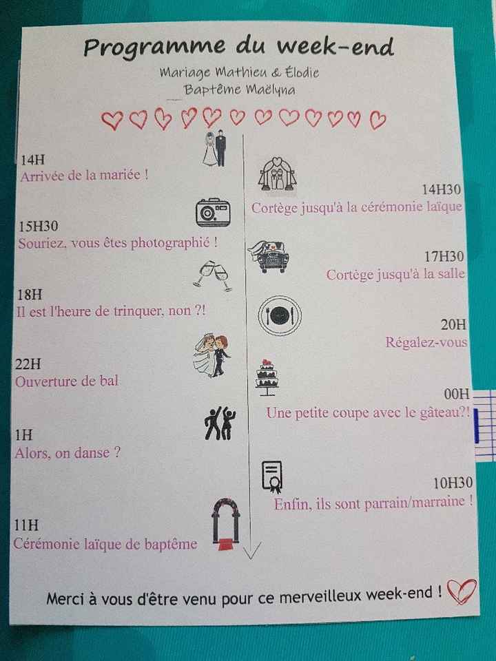Programme jour j/n2 - 2