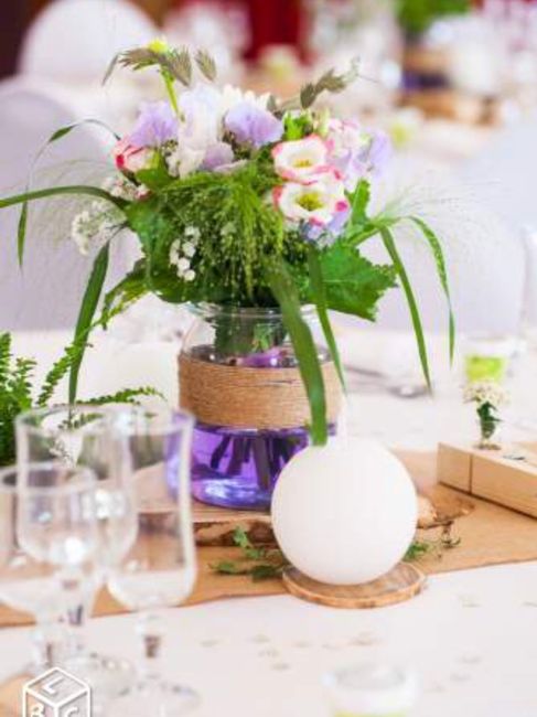 Idee bouquets table
