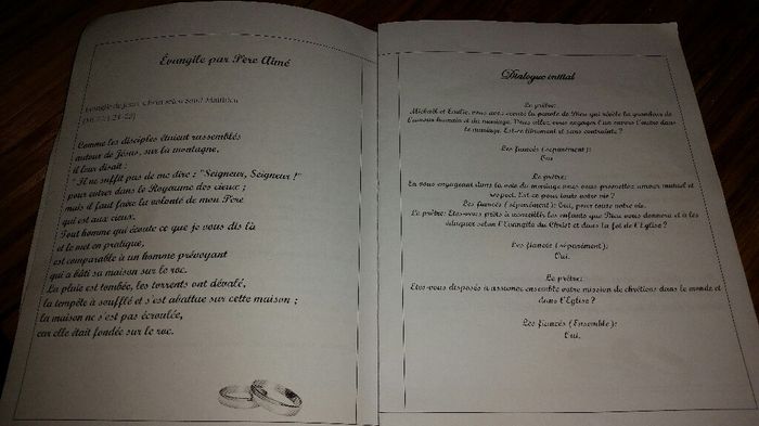 Livret de messe - 2