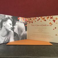 Faire part automne reçus - 2