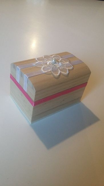 Customisation boîte pour alliances