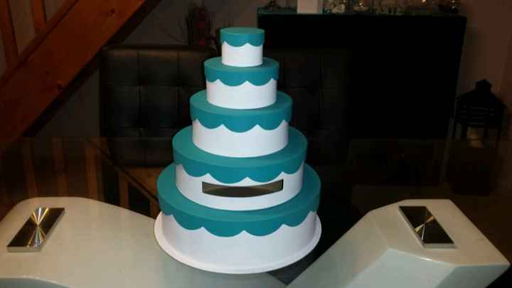Mon urne wedding cake - 1