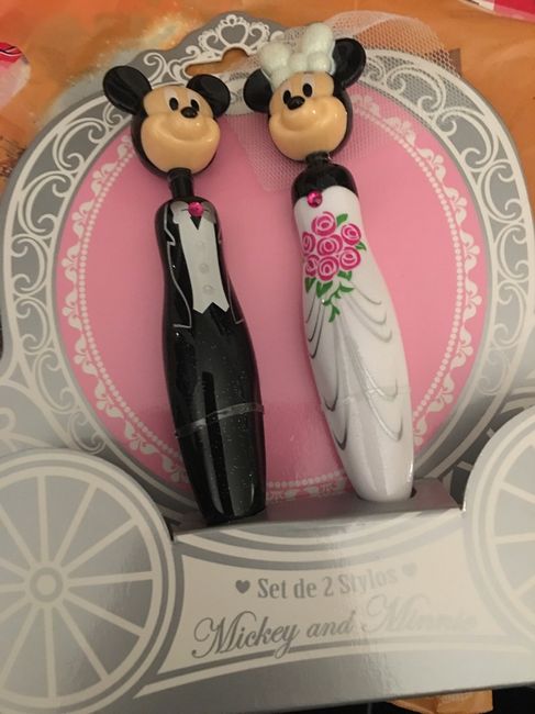 Stylo mickey & minnie - 1