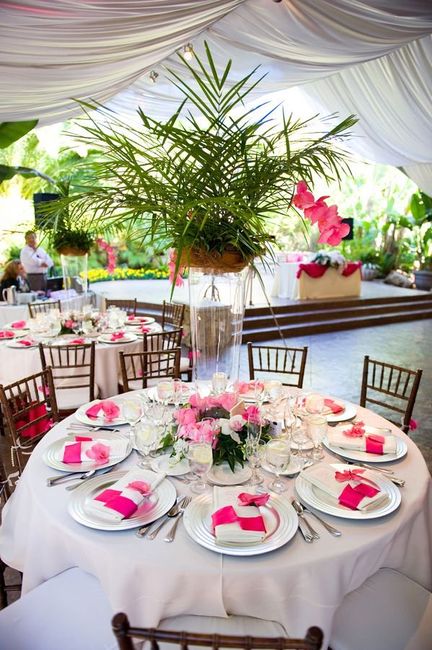 Idées décorations mariage exotique - 1