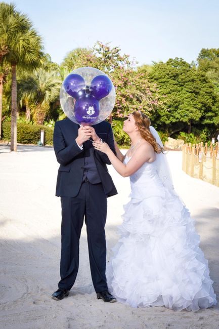 Nos ballons mickey et minnie - 1