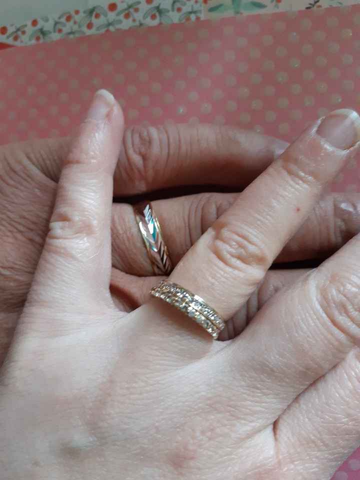 Nos alliances sont là 😁💍 - 1