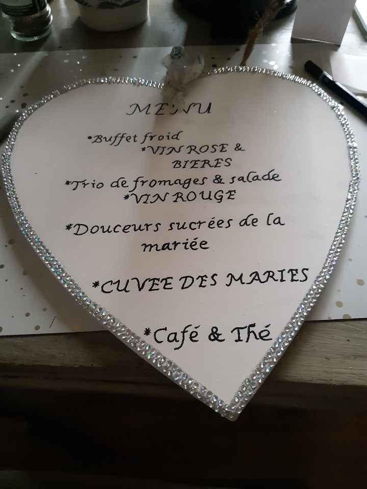 Aide pour rédiger menu buffet - 1