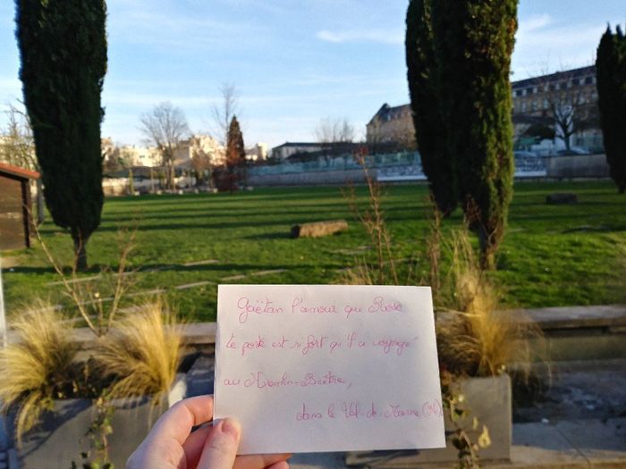 Il me manque quelques départements. Love notes - 1