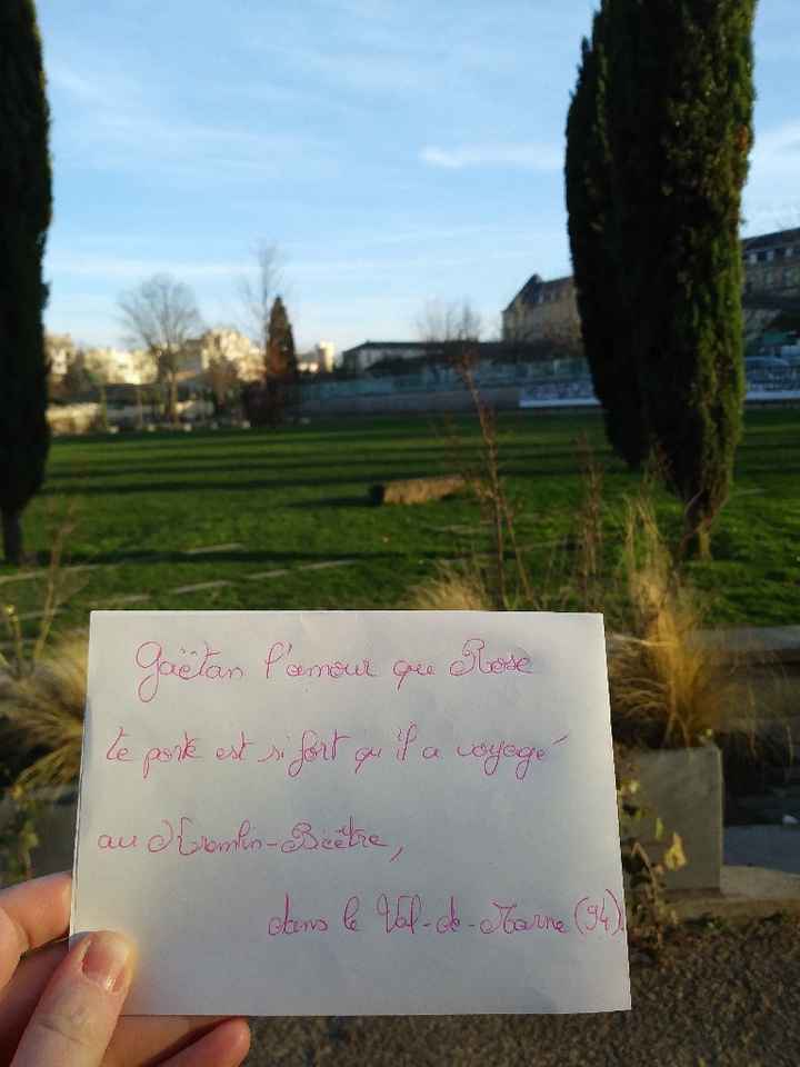 Il me manque quelques départements. Love notes - 2