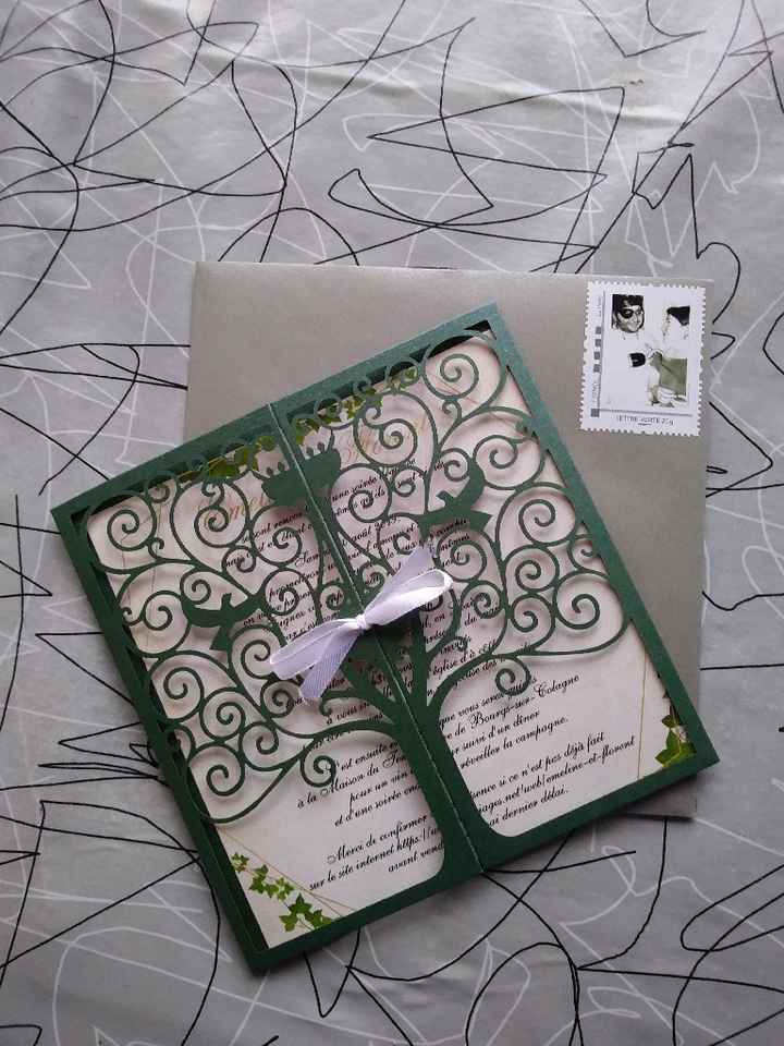 Faire-part thème nature fantastique - 1