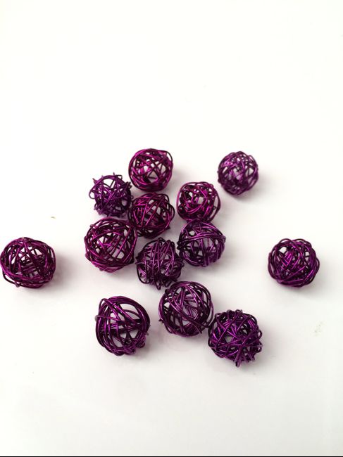 Petites boules d'acier violet (x250 pièces)