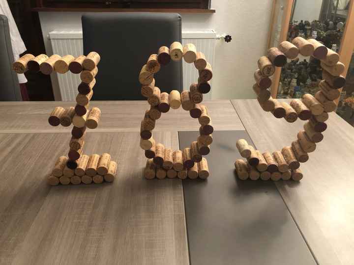 Les numéros de table - 2