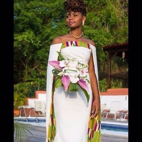 Robe de mariée en tissu africain online