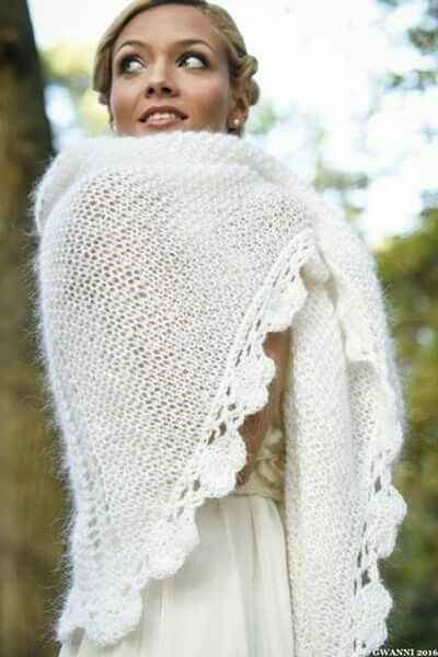 Boléro tricoté par ma belle soeur :) - 1